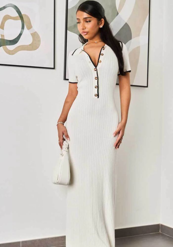 Risa - Midi Dress Vintage Charm and Modern Comfort-Dresses-Avere-Official