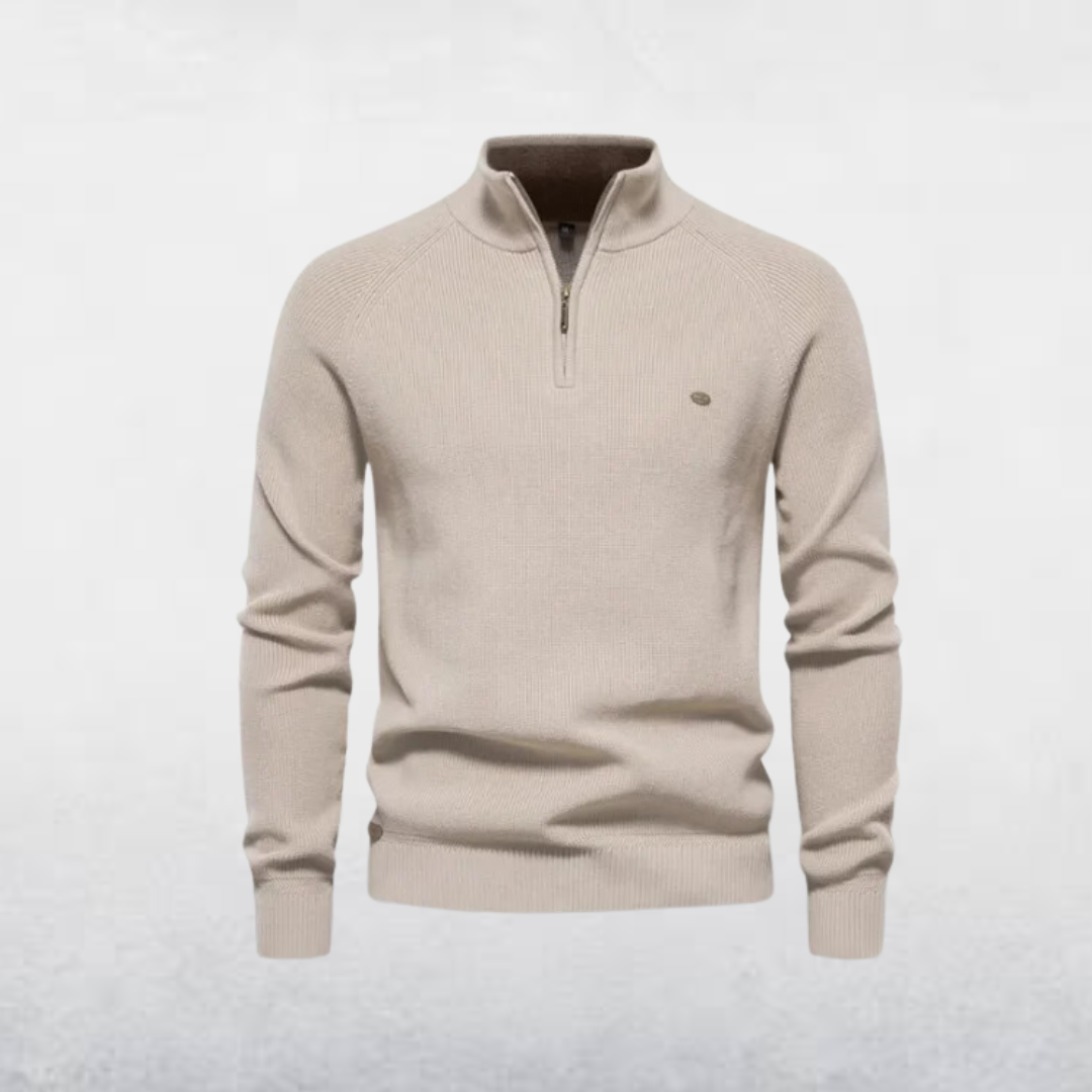 Avere | Men's Warm Quarter-Zip Sweater