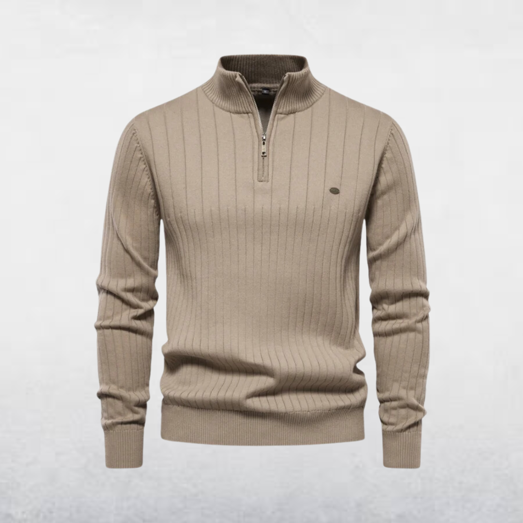 Avere | Casual Winter Pullover With Zipper