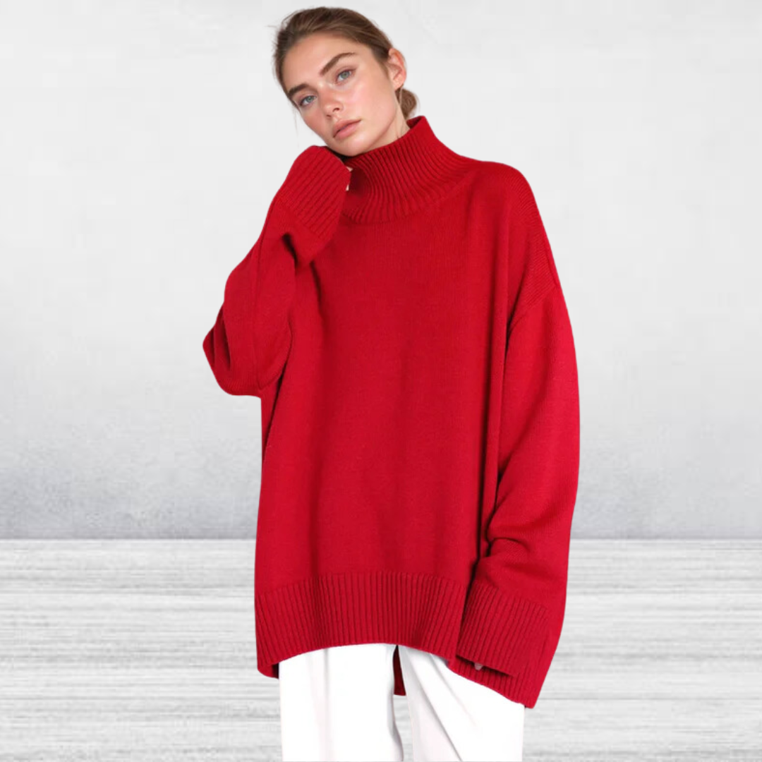 Avere | Women's Oversized TurtleNeck Sweater