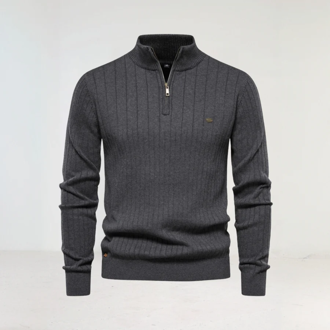 Avere | Casual Winter Pullover With Zipper