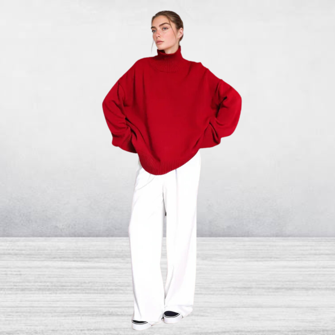 Avere | Women's Oversized TurtleNeck Sweater