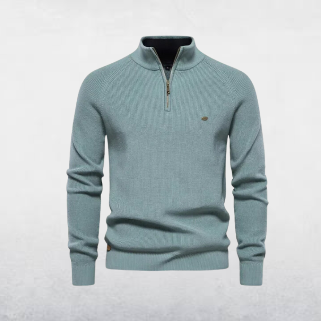 Avere | Men's Warm Quarter-Zip Sweater