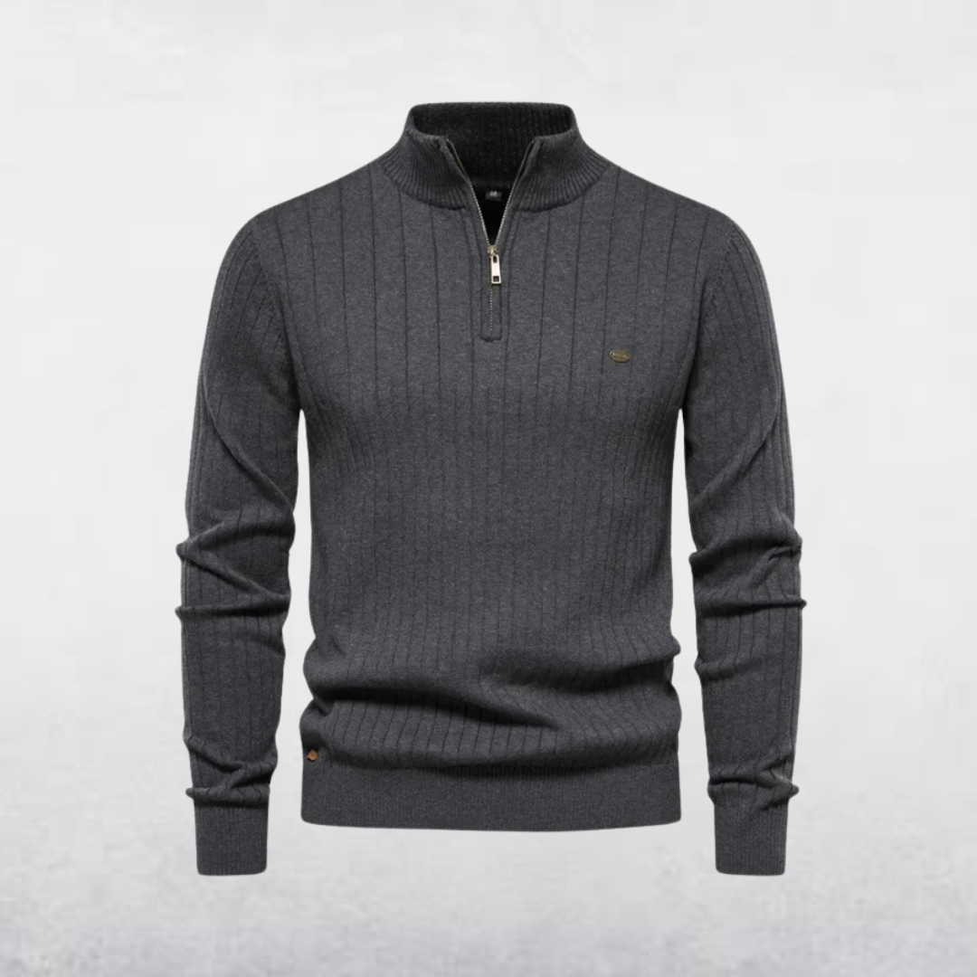 Avere | Casual Winter Pullover With Zipper