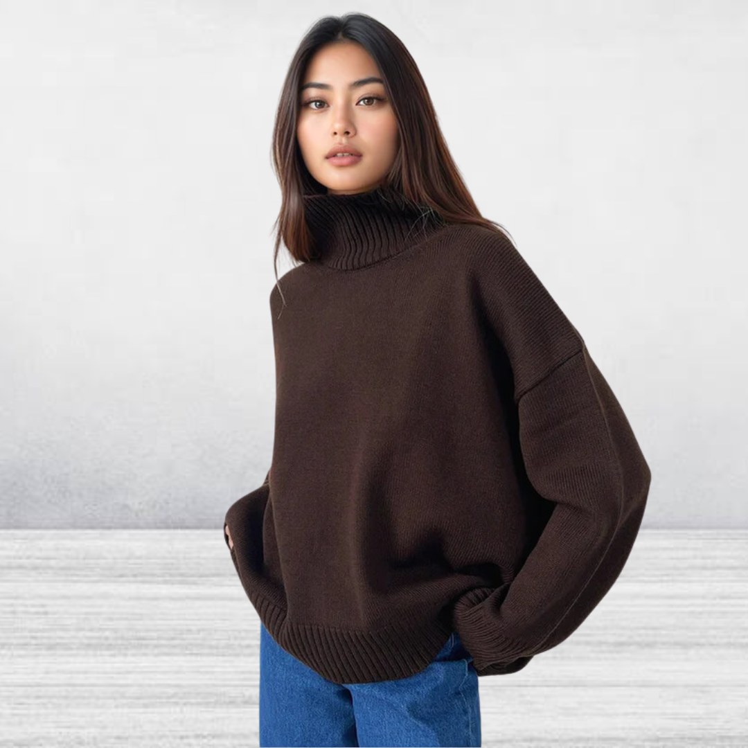 Avere | Women's Oversized TurtleNeck Sweater