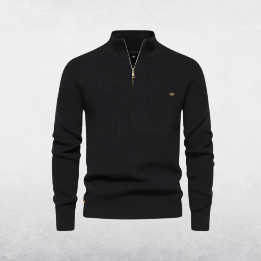 Avere | Men's Warm Quarter-Zip Sweater