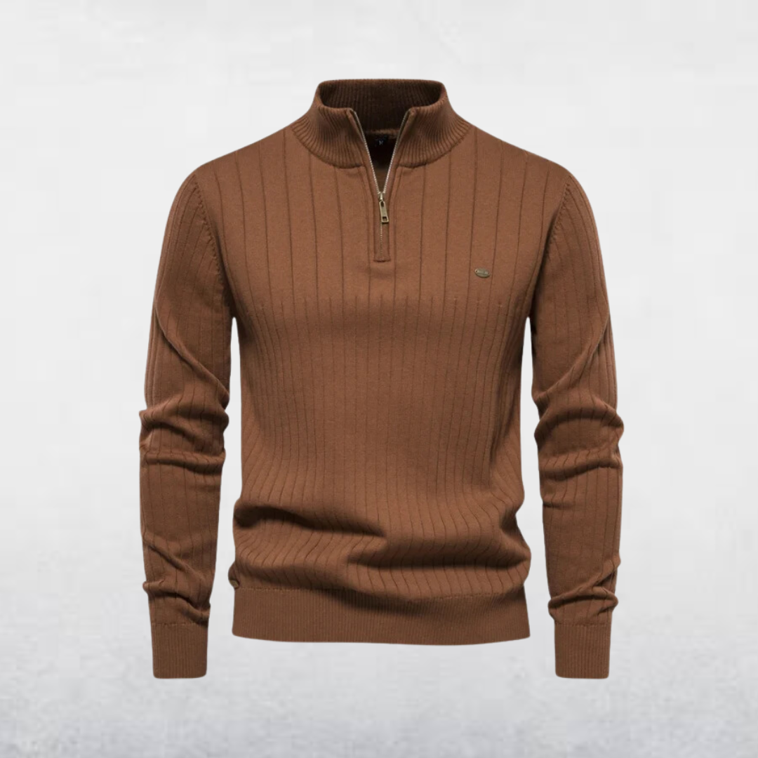 Avere | Casual Winter Pullover With Zipper