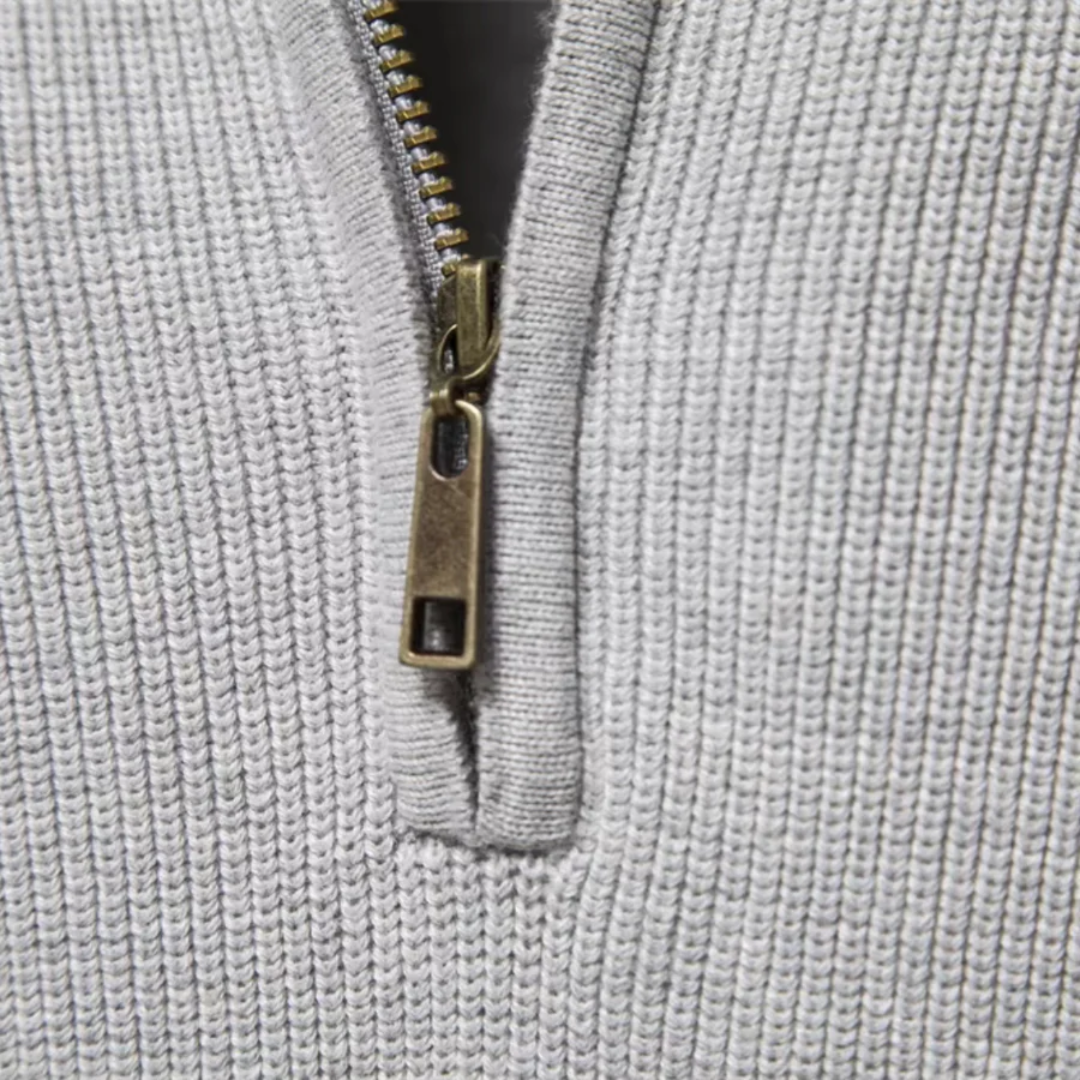 Avere | Men's Warm Quarter-Zip Sweater