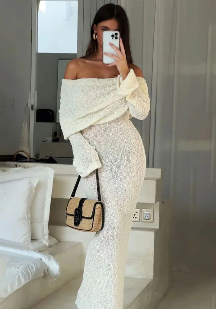 Isola - Maxi Dress Soft Stretch Fit-Dresses-Avere-Official
