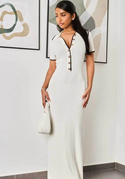 Risa - Midi Dress Vintage Charm and Modern Comfort-Dresses-Avere-Official
