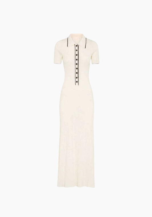 Risa - Midi Dress Vintage Charm and Modern Comfort-Dresses-White-S-Avere-Official