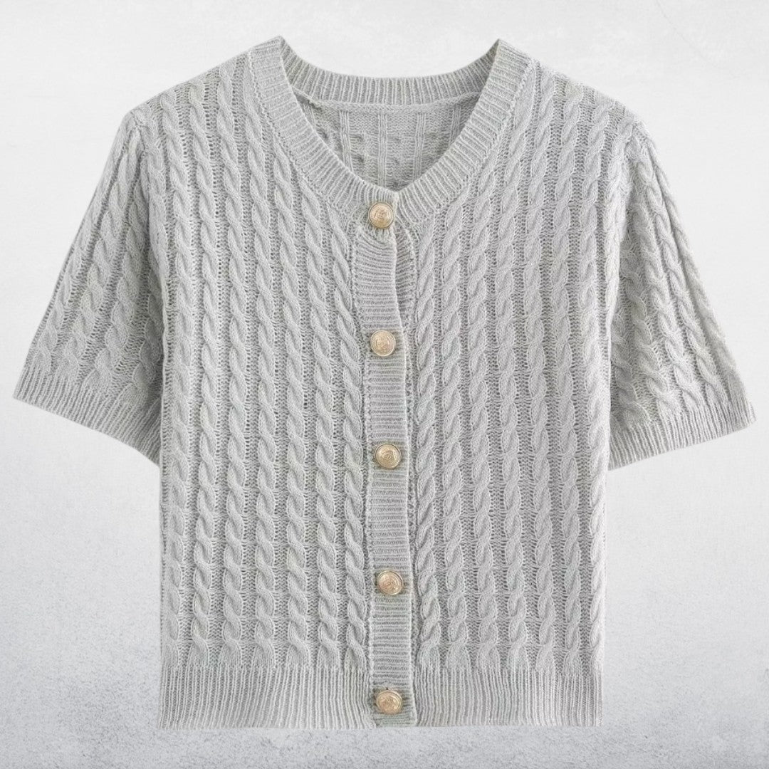 Avere | Women's Modern Cable Knit Top