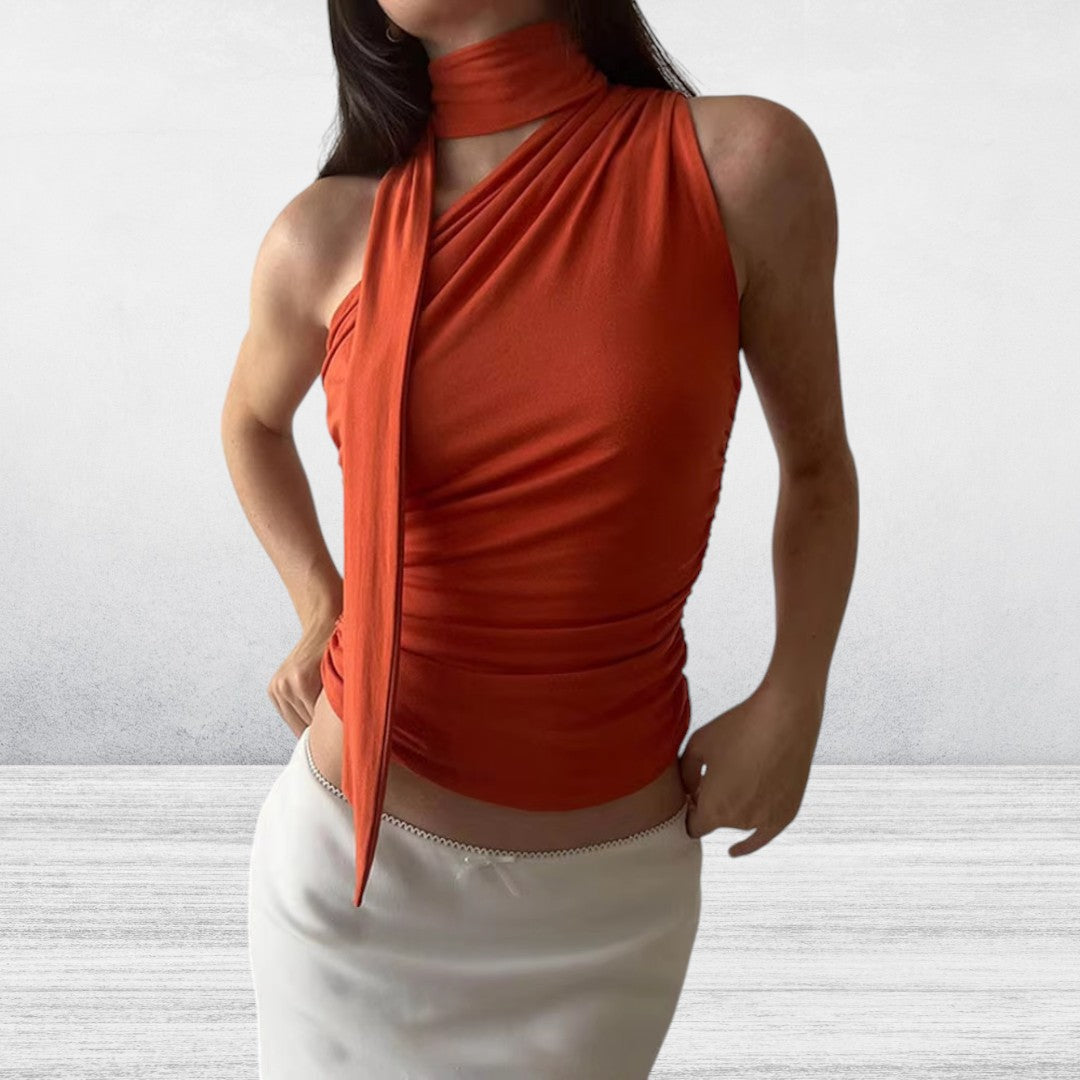 Avere | Women's One Shoulder Wrap Top