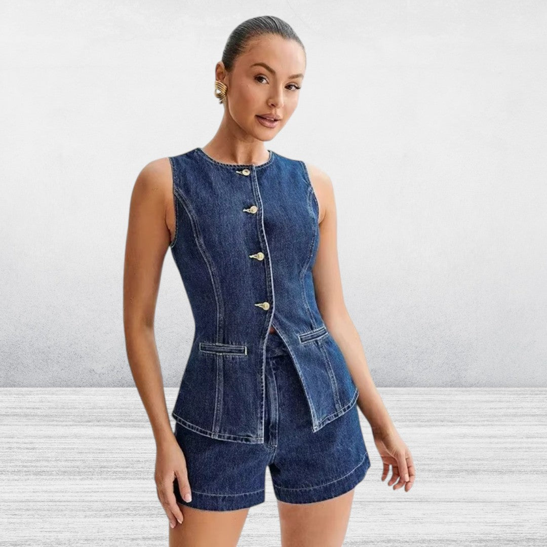 Avere | Women's Casual Denim 2 Piece Set